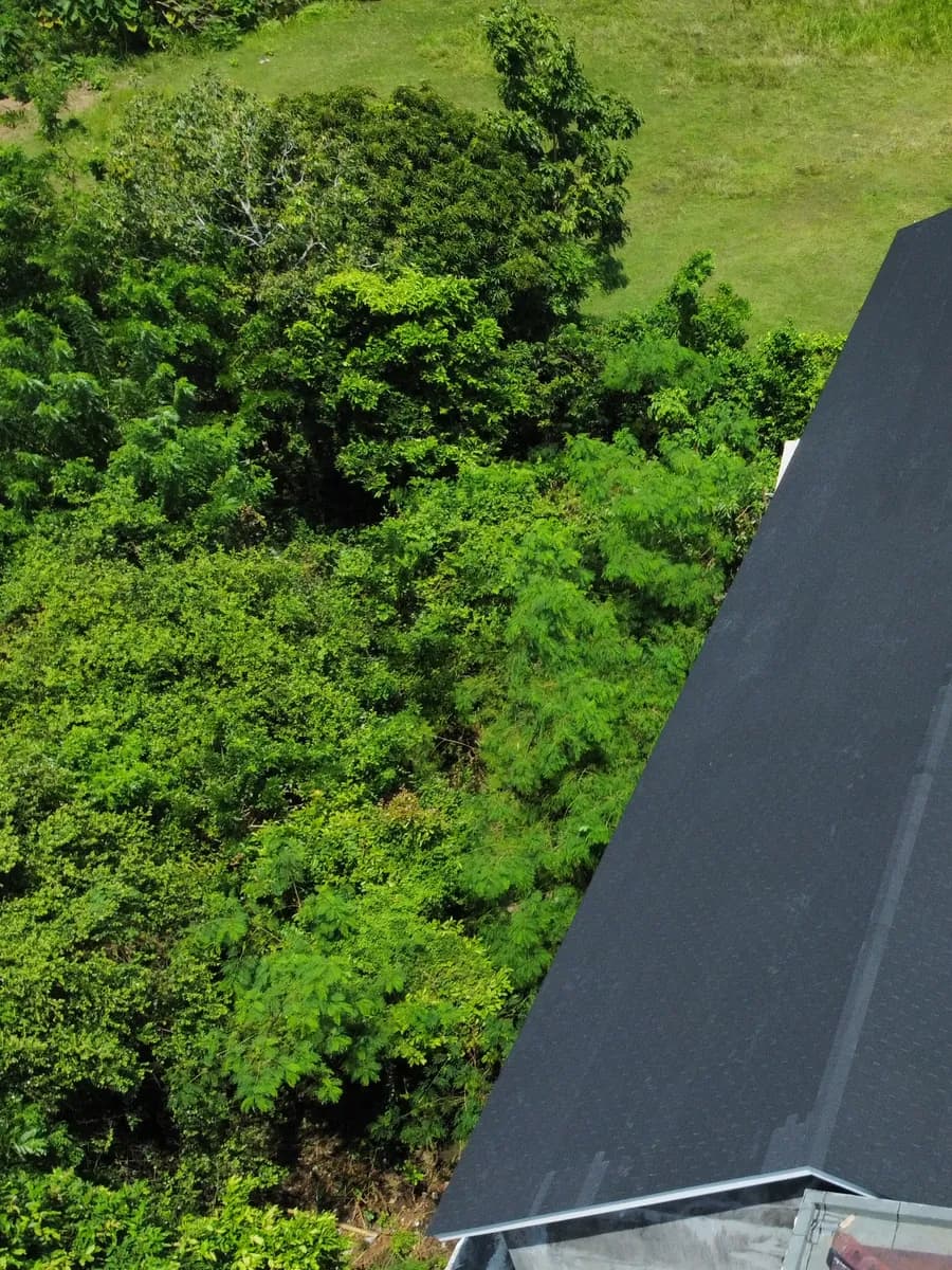 Completed roof project using Maxxi Roof Dark Black